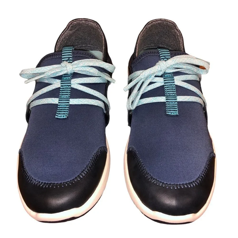 OluKai Blue and Black Athletic Shoes